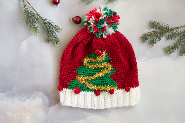 Ugly Christmas Hat [crochet pattern]