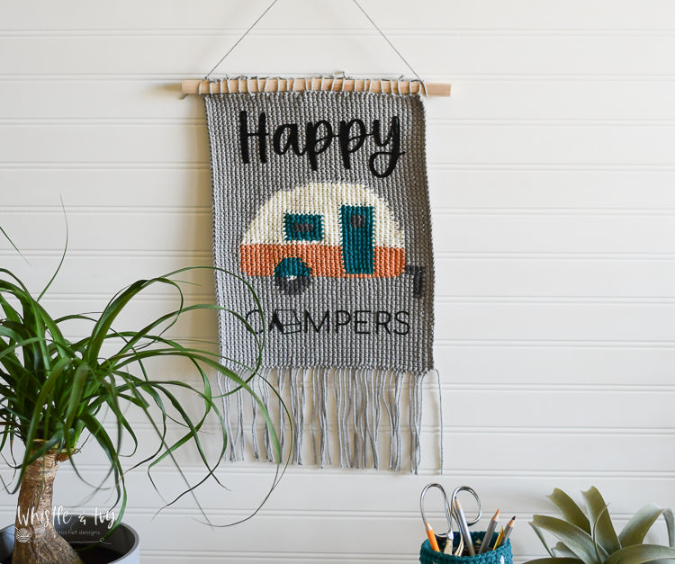 Happy Camper Wall Hanging