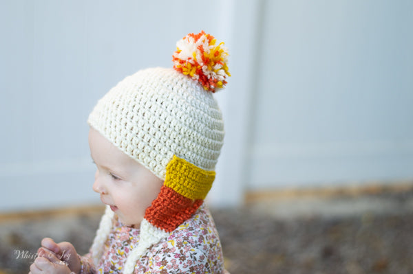 Candy Corn Hat for Baby